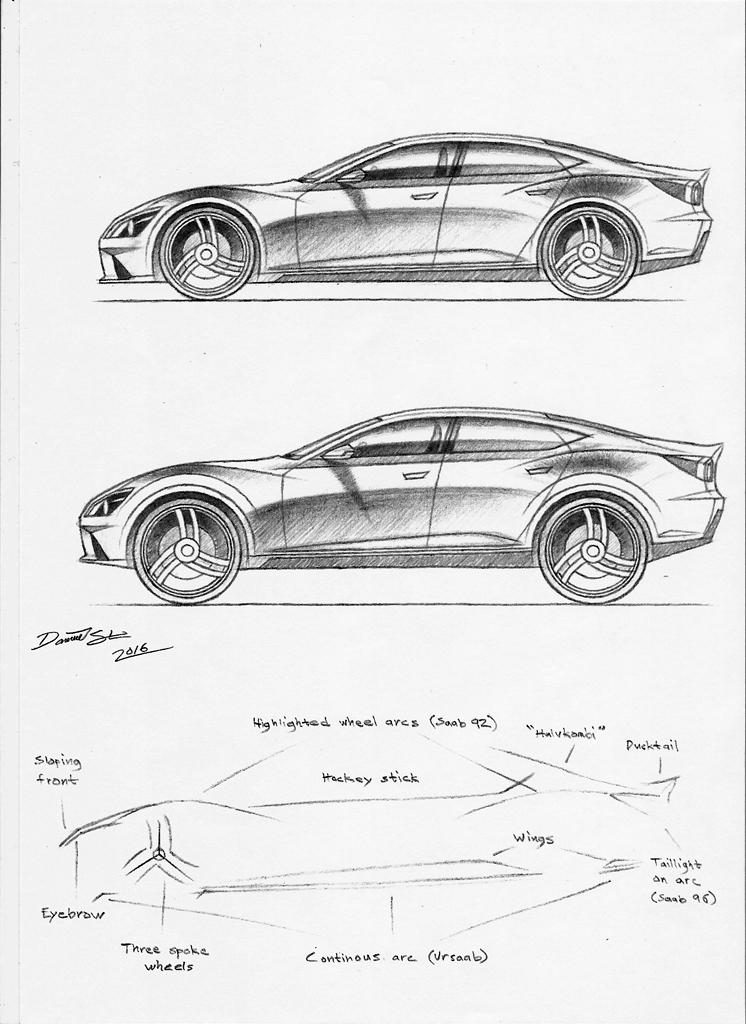 Saab Four Door By Landindesign On Deviantart