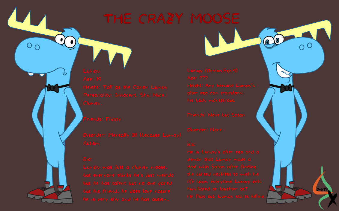Htf Lumpy Vs. Red Lumpy HTF: The Crazy Moose (AU) - Lumpy and Lumqy by J-htf on DeviantArt