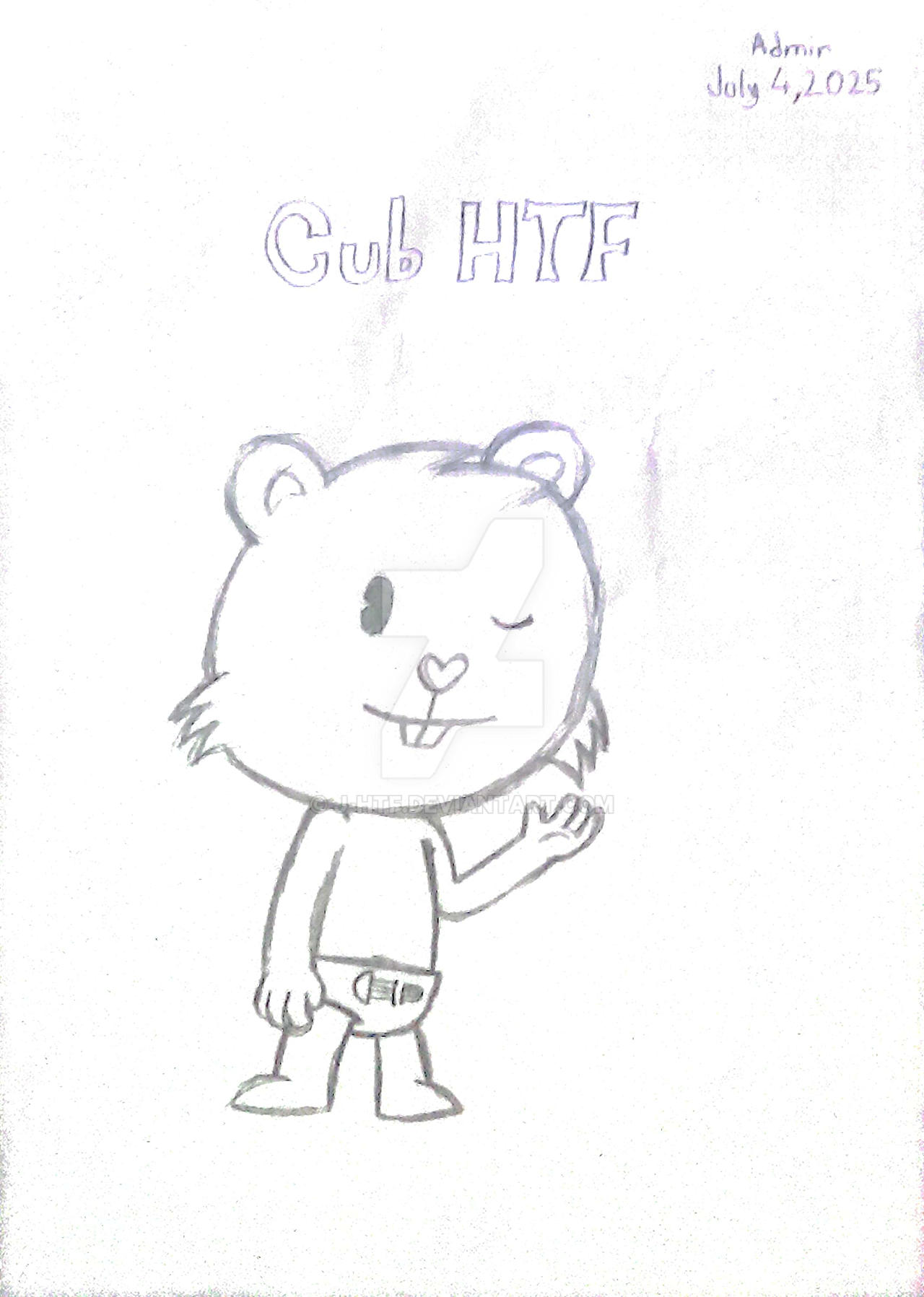 Htf Dog Cub HTF 2025 - Cub (Sketch Art) by J-htf on DeviantArt