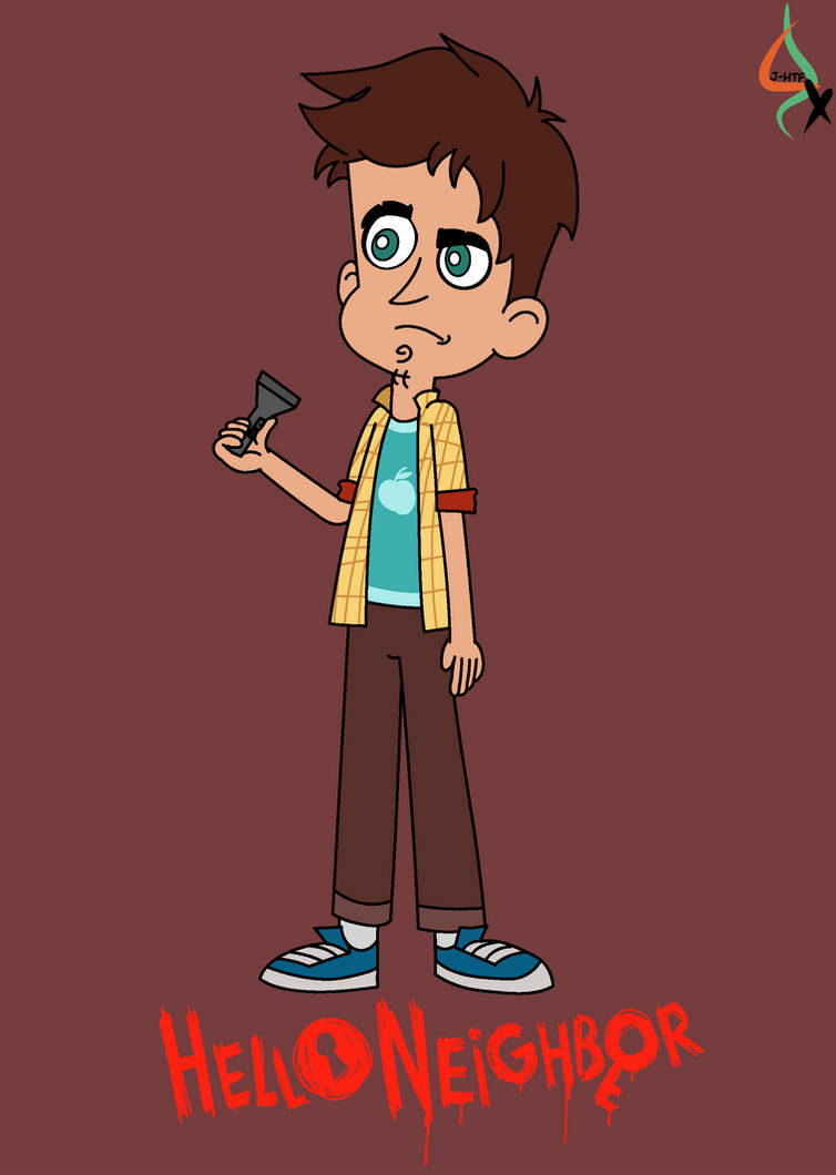 Hello Neighbor - Adult Nick Roth (Cartoon version) by J-htf on DeviantArt