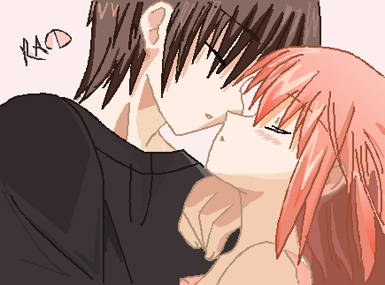 Anime Kiss by ink-colours on DeviantArt