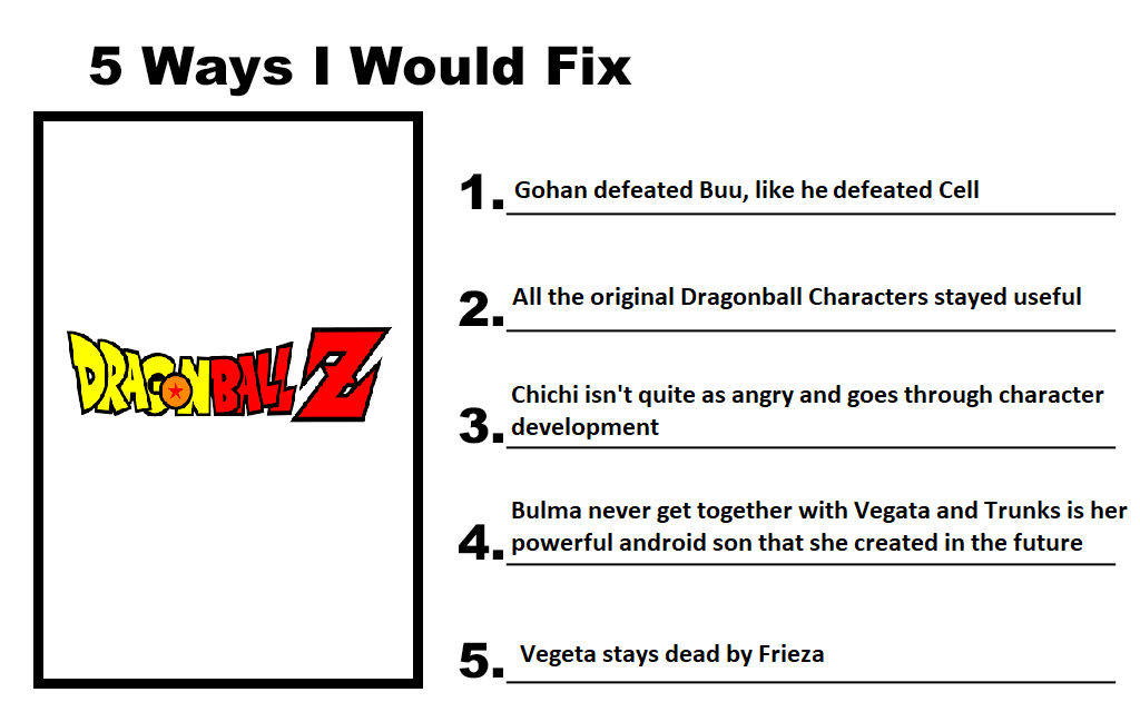 Fixing DragonBall Z by SeekingTheJustice on DeviantArt