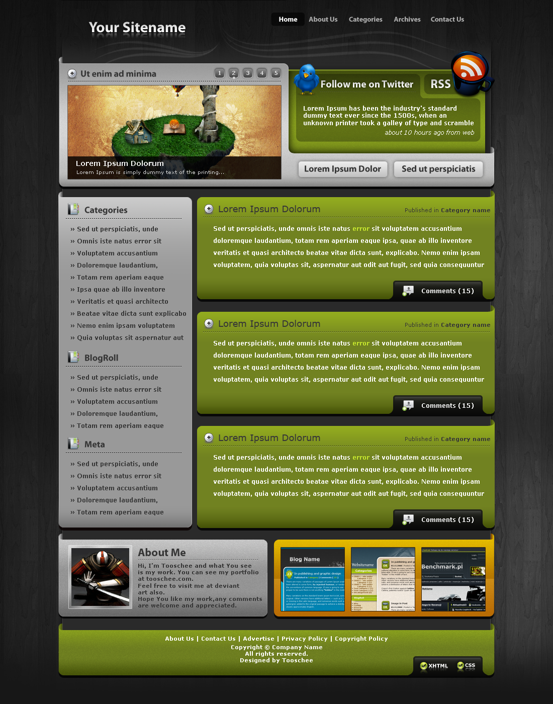 Wordpress Template 7