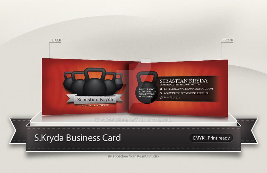 Kettlebell Instructor Business Card