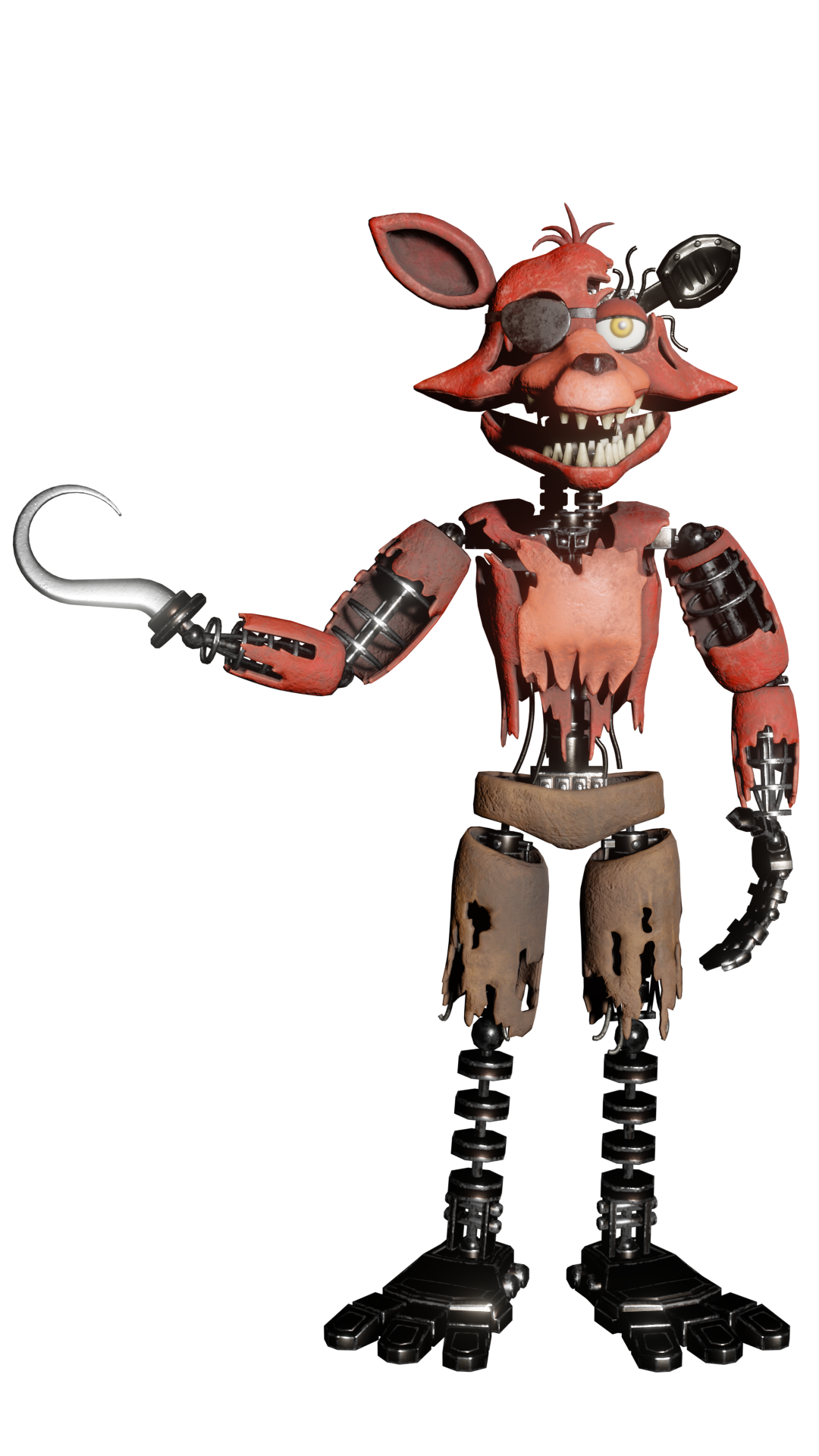 Withered Foxy Render : r/fivenightsatfreddys