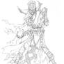 D+D4th: Lich - Line Art