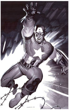 Captain America- Marker Illo