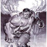 Hulk Origin- Marker Illo