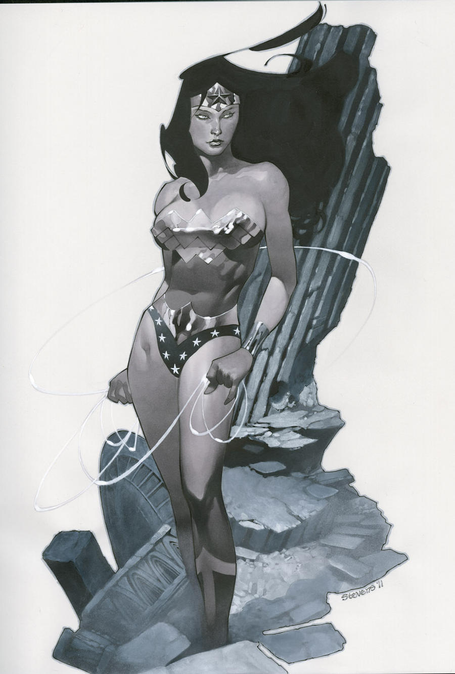 Wonder Woman sketchbook by ChristopherStevens