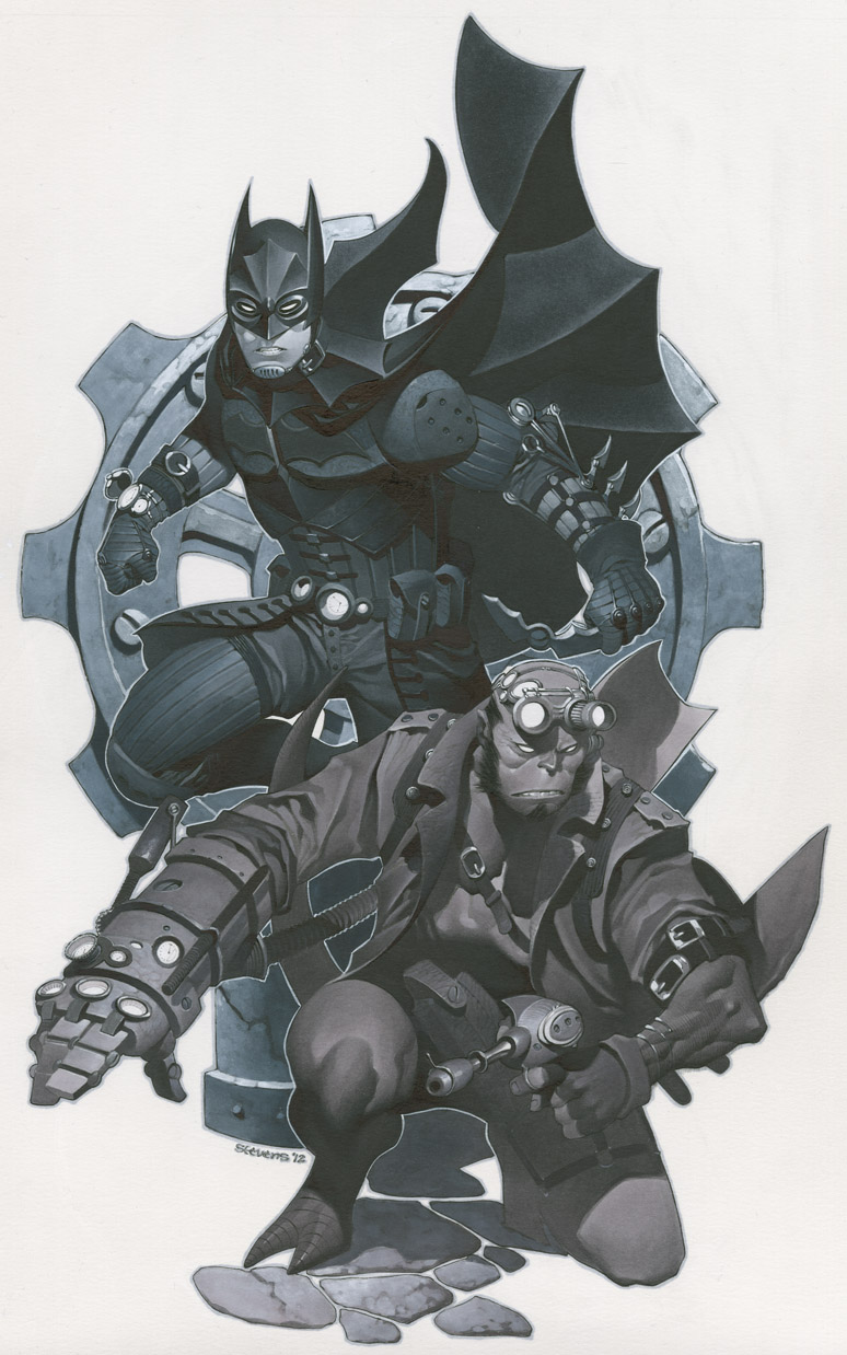 Batman and Hellboy