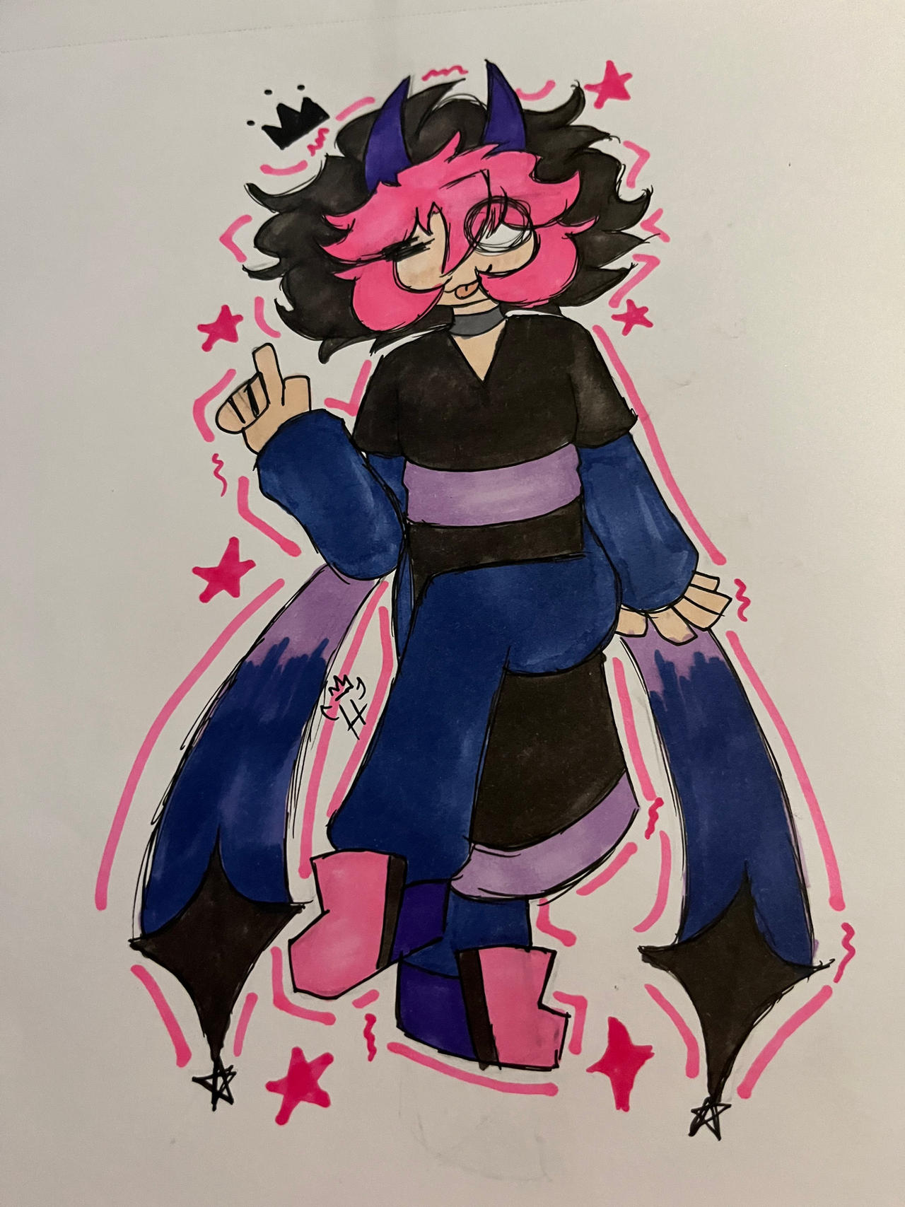 Pink Demon Character PINK DEMON by Hellilux on DeviantArt