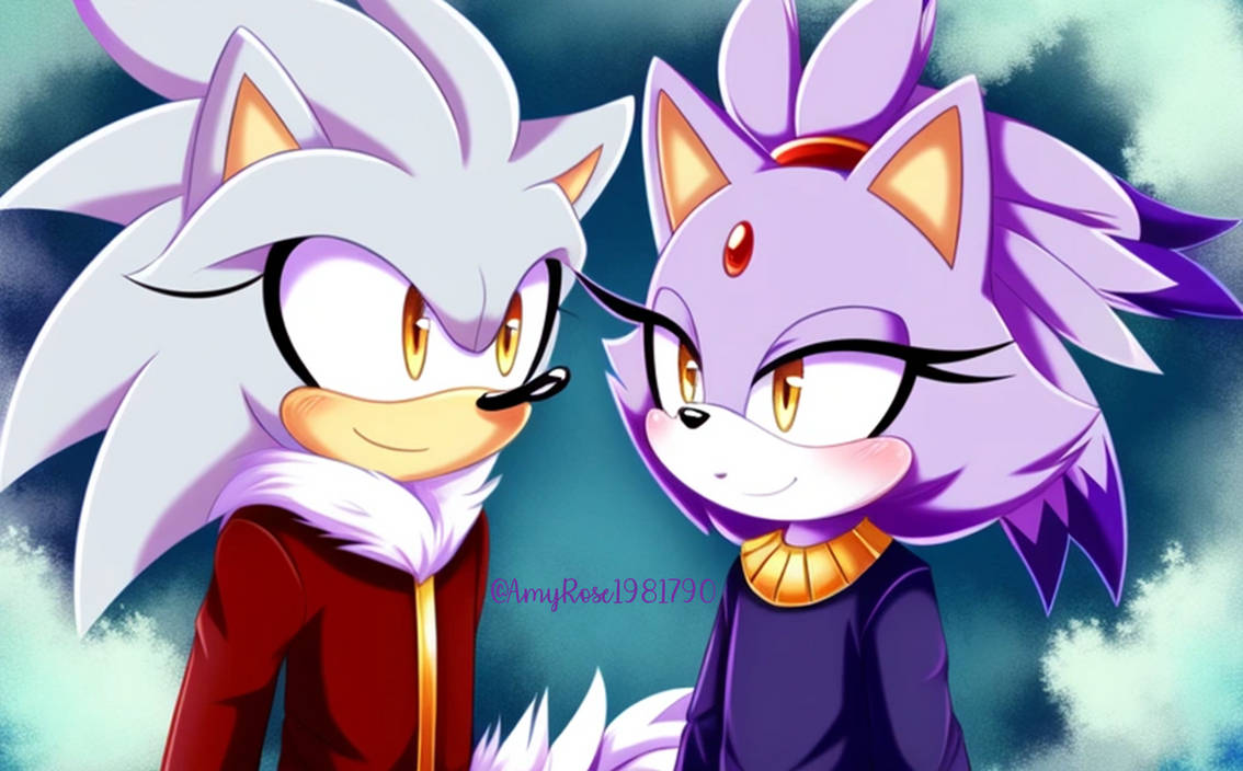 Silver And Blaze By PinkHammerArt On DeviantArt silver-and-blaze-by-pinkhammerart-on-deviantart