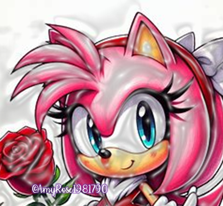 Amy Rose draw by PinkHammerArt on DeviantArt