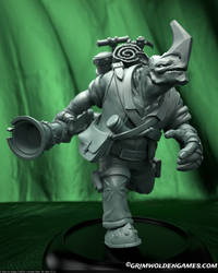 Rhorlan One-Horn - Tabletop Miniature 1