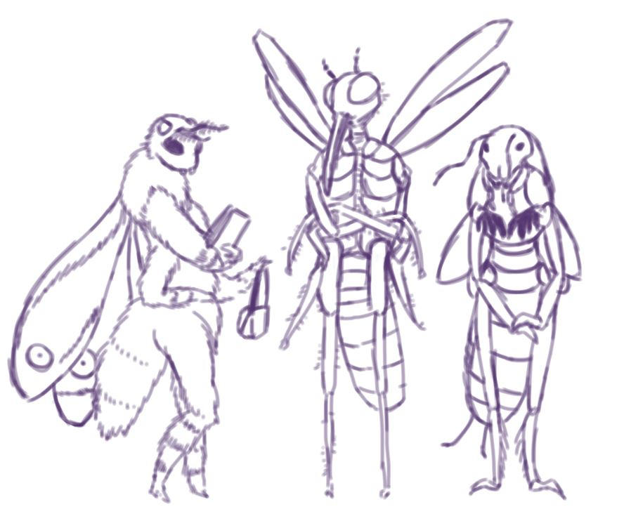 Human Friend Insects Insect Friends by notabondvillain on DeviantArt
