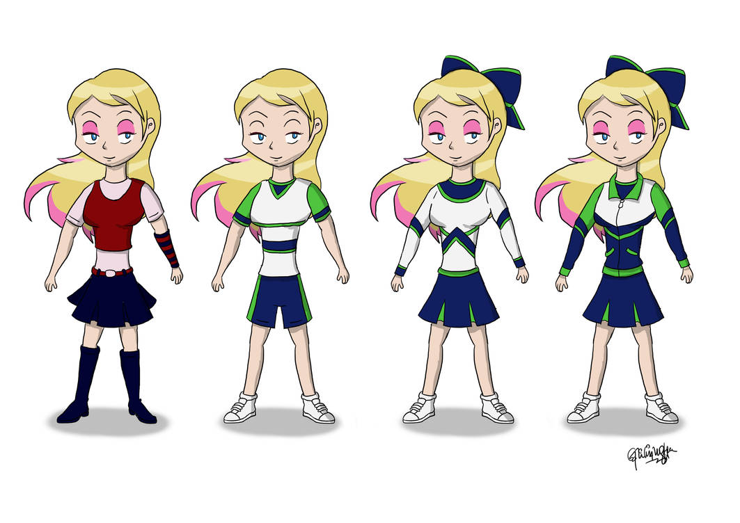 Cheerleading Riley by myintermail on DeviantArt