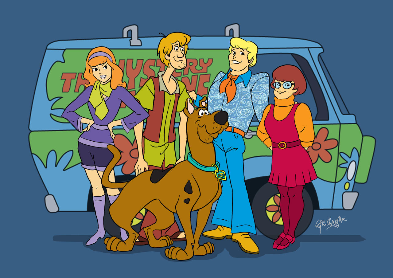 Scooby Gang 70s by myintermail on DeviantArt