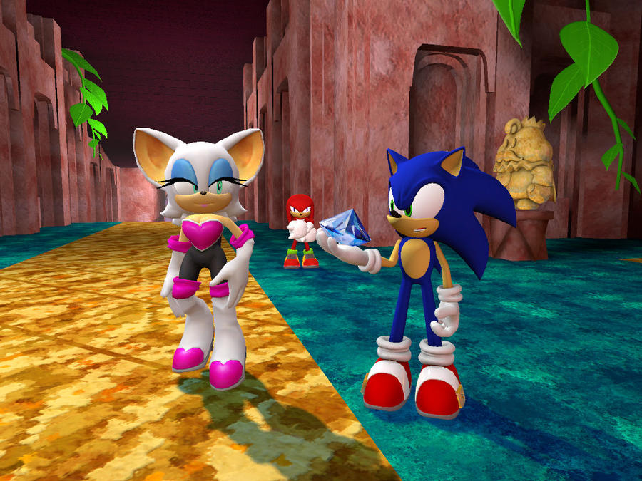 Sonic and Rouge by originalThomasfan89 on DeviantArt