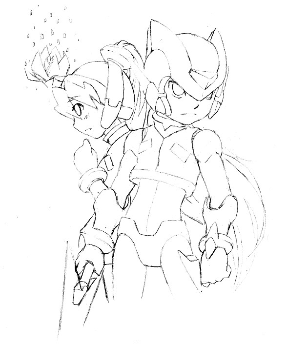 Zero and Ciel sketch