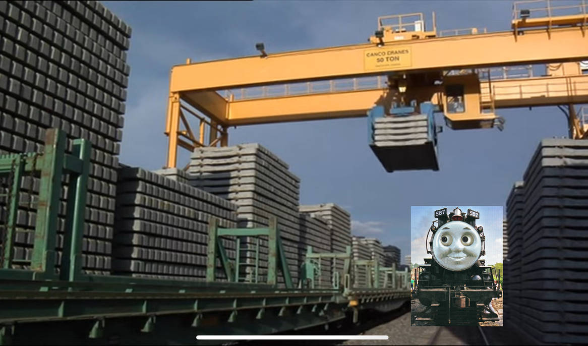 Simon Factory Simon collecting concrete sleepers from a factory by REALFlutterhy on ...