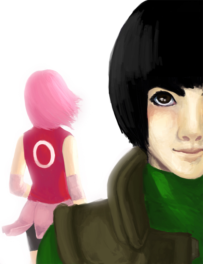 Rock Lee and Sakura