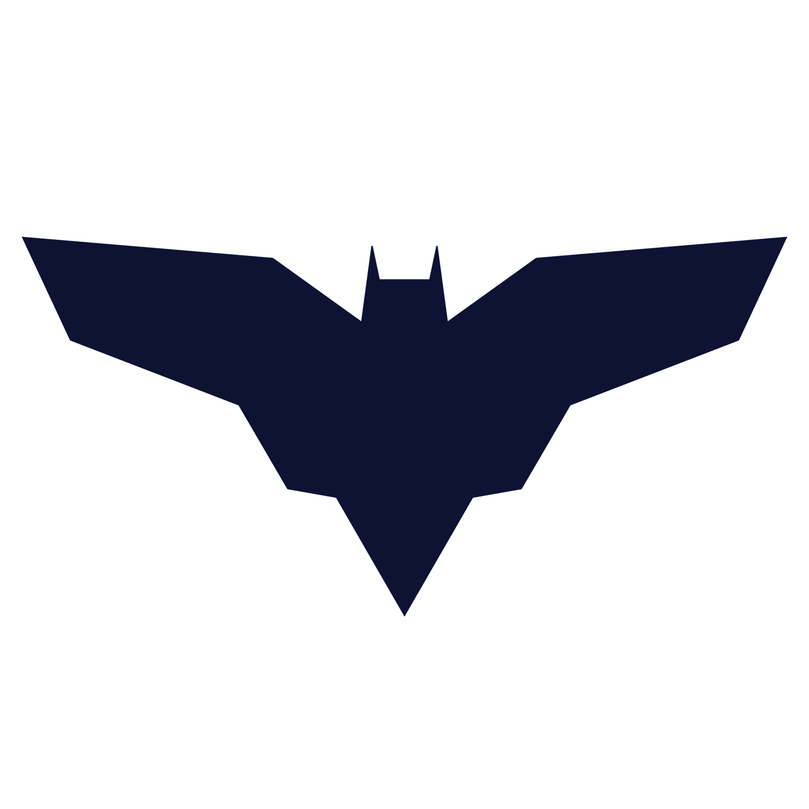 Injustice 2 Batman Symbol Navy Blue