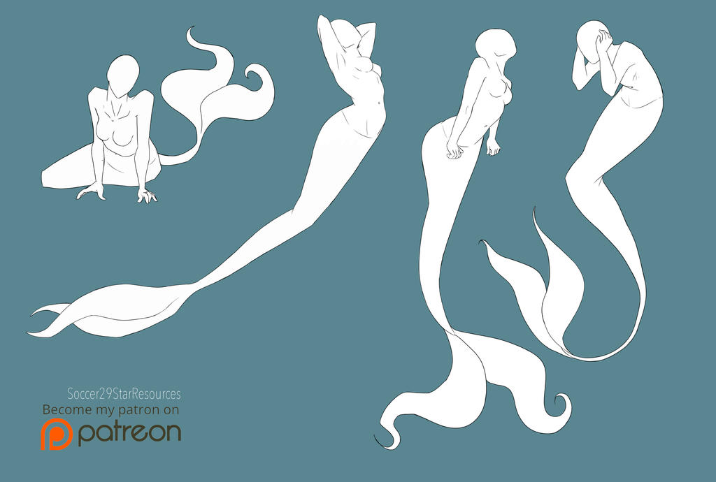 Mer-May Pose Set 2 by CourtneysConcepts