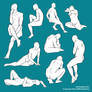F2U Base/Pose Reference - Various Sitting Poses