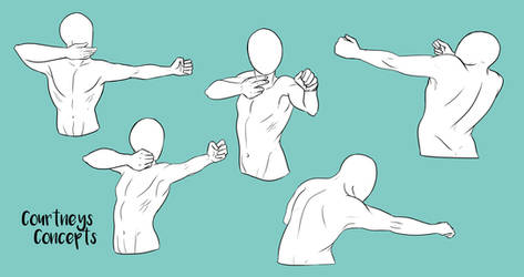Bow and Arrow Poses by CourtneysConcepts