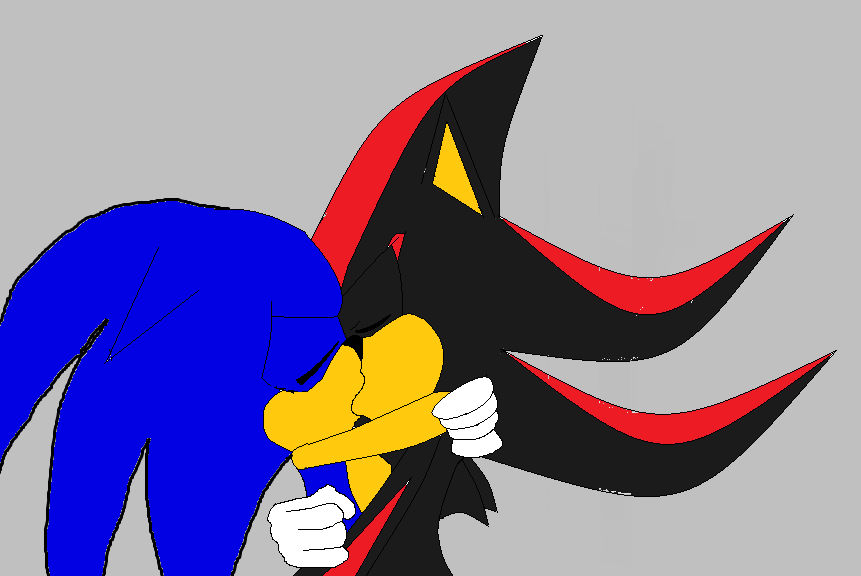 Sonic and Shadow kissing by xXSk8terVampireXx on DeviantArt