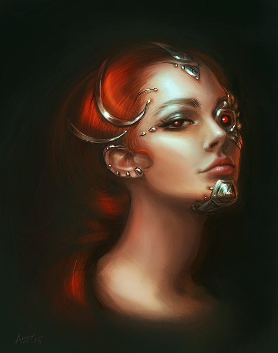 A Cyborg Girl by Leffsha A Cyborg Girl by Leffsha