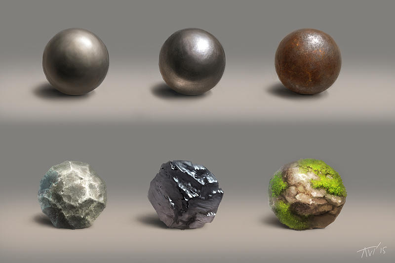 Material study (1) by Leffsha on DeviantArt