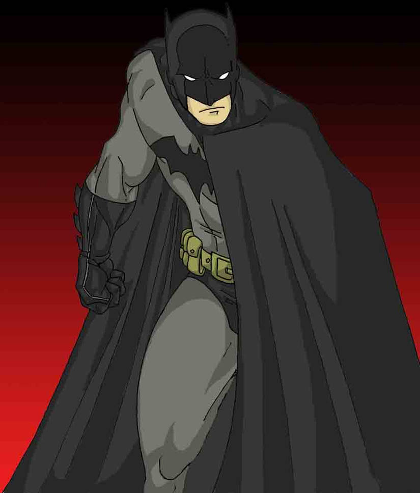 Batman Reverse Colors Batman colors again by Gaston25 on DeviantArt
