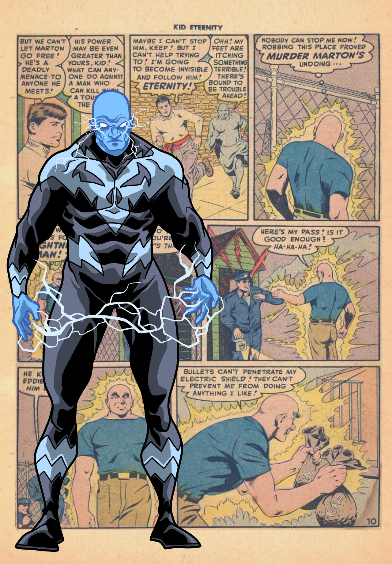 Light Man Build Lightning Man redesign by Gaston25 on DeviantArt