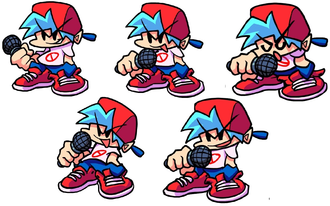 FNF Boyfriend Sprite Sheet (Original) by MaxAro2007 on DeviantArt
