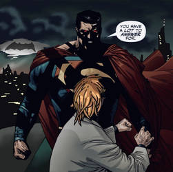 Superman Confronts Lex.