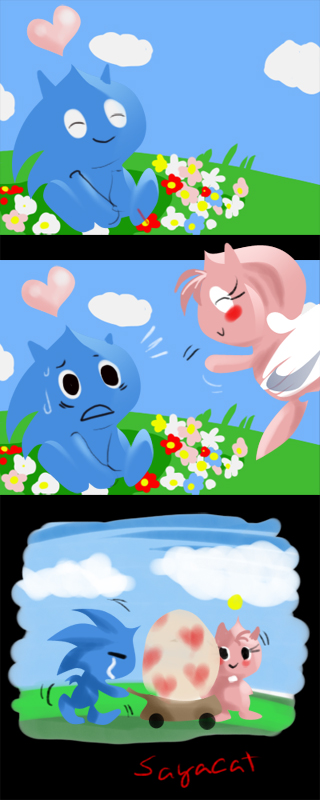 pics Sonic And Amy Family Deviantart sonic and amy chao family by sayacat on