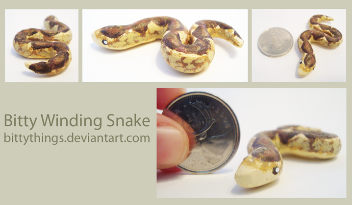 Bitty Winding Snake - SOLD