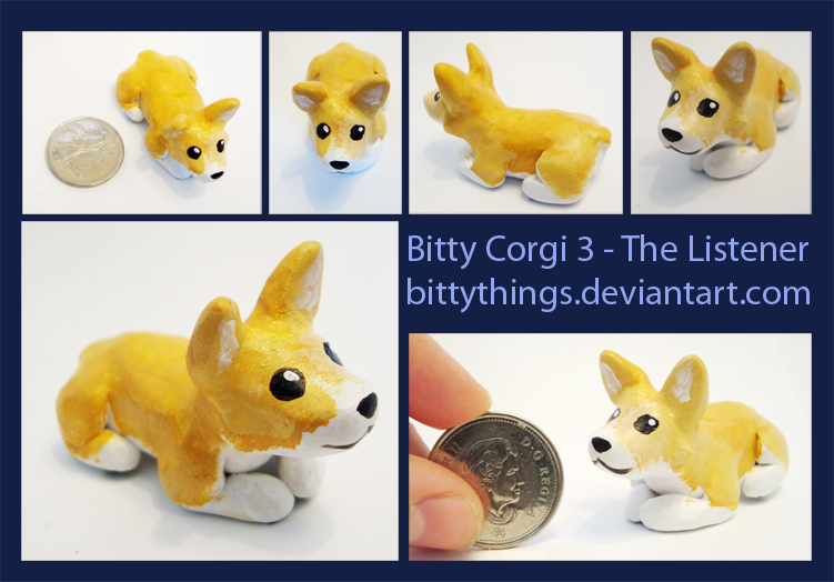 Bitty Corgi 3 - SOLD