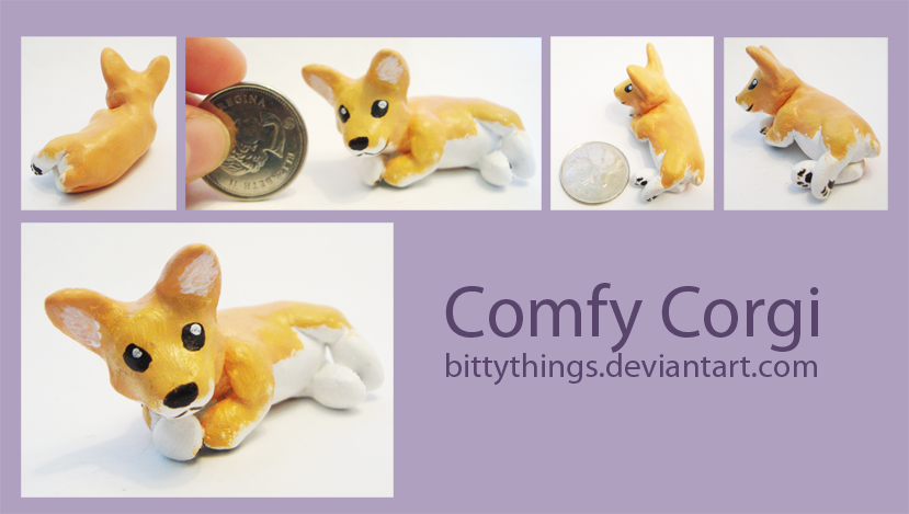 AN Corgi - Comfy Corgi - SOLD