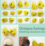 Octopus Earings - SOLD OUT