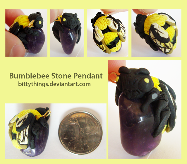 Bumblebee Stone Pendant