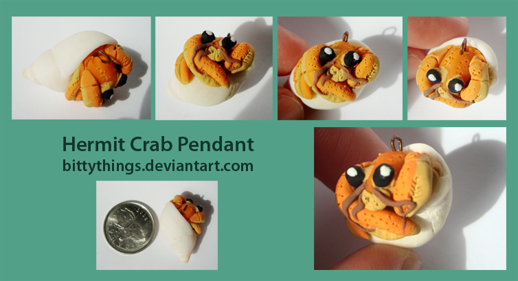 Sea Pendants - Hermit Crab - SOLD