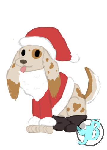 Santa Dog