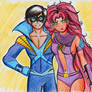 Starfire and Nightwing