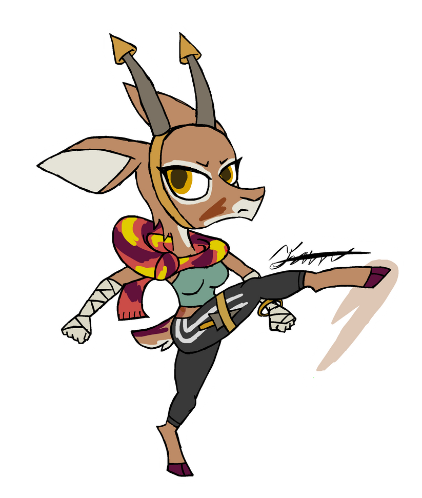 Deviantart Rabbit Kick She Kick by MA5TEROFTHEUNIV3RSE on DeviantArt