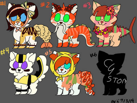 Sushi Cat Adoptables CLOSED