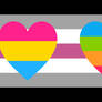 Librafeminine Pansexual Panromantic Combo Flag