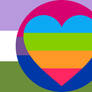 Bisexual Panromantic Genderqueer Combo Flag