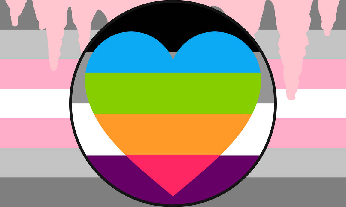 Winter Demigirl Asexual Panromantic Combo Flag By Pride Flags On Deviantart